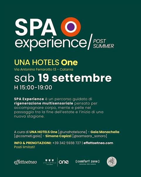 SPA EXPERIENCE 19/09