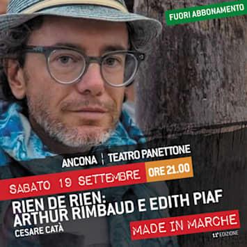 Rien de rien: Arthur Rimbaud e Edith Piaf