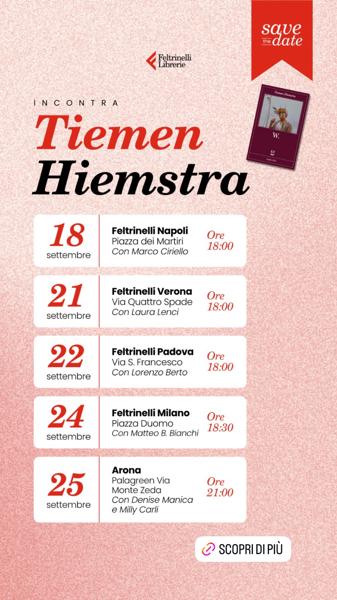 Incontra Tiemen Hiemstra - Verona
