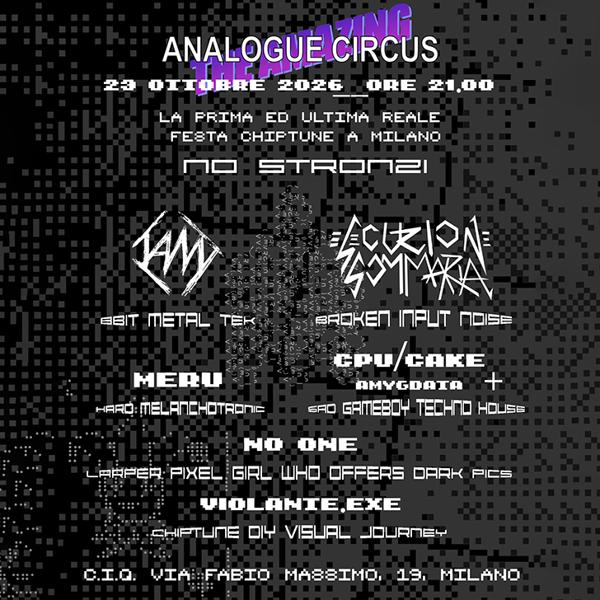 The Amazing Analogue Circus