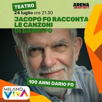 Jacopo Fo racconta le canzoni di Dario Fo