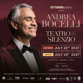 Andrea Bocelli - Teatro del Silenzio 2027