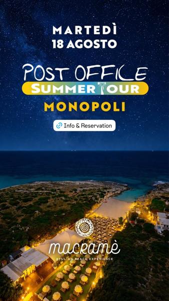 Post Office Summer Tour