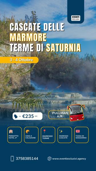 Cascate delle Marmore e Terme di Saturnia