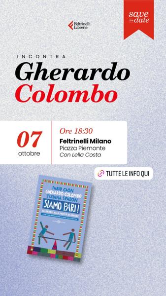 Incontra Gherardo Colombo