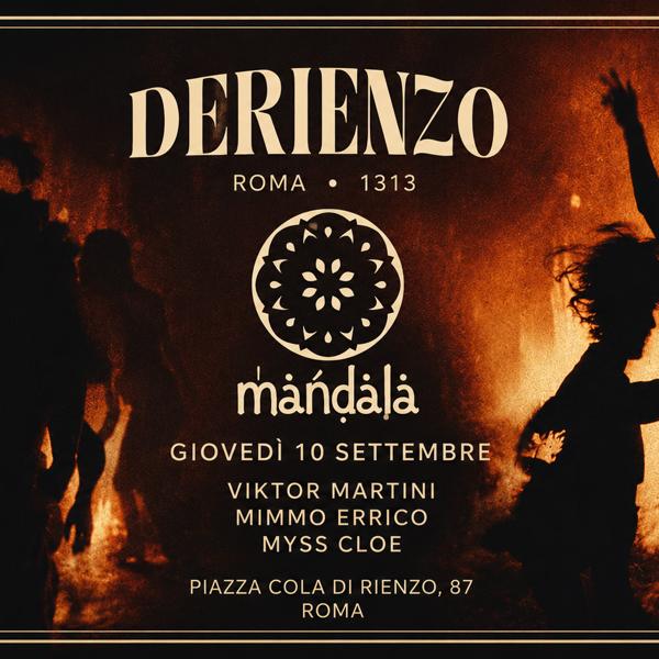 10.09 - MANDALA - Viktor Martini, Myss Cloe, Mimmo Errico