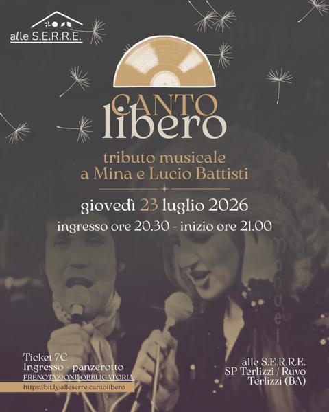 Canto Libero – Tributo a Mina e Lucio Battisti
