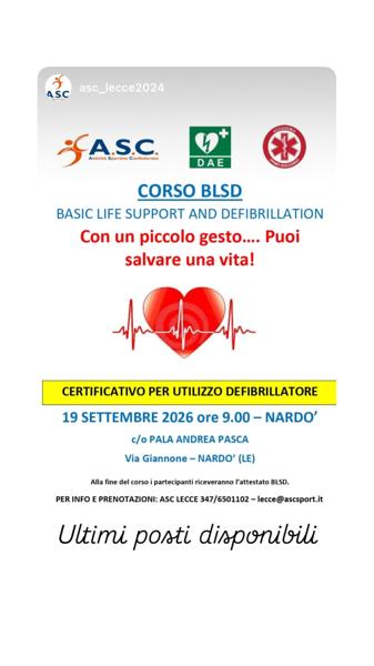 Corso BLSD