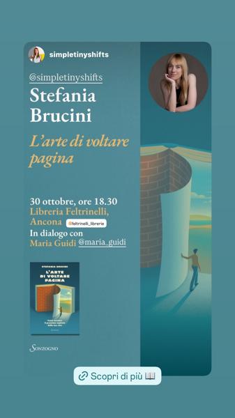 Stefania Brucini - L'arte di voltare pagina
