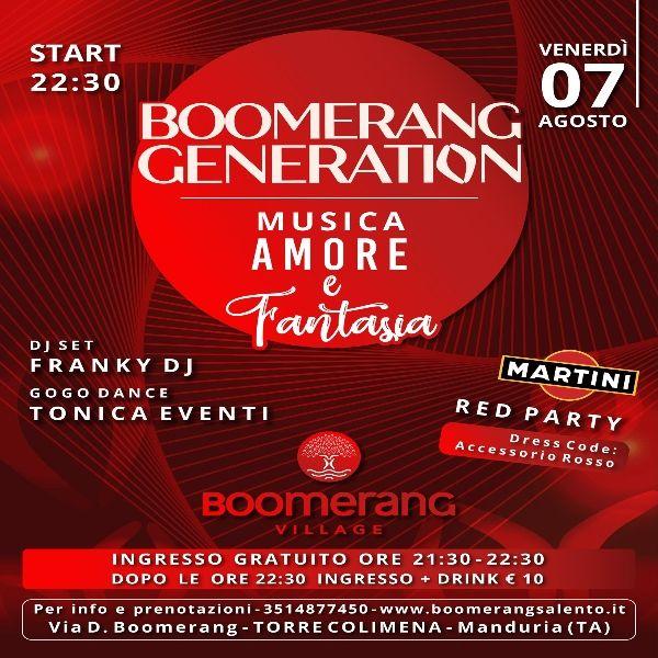 Red Martini Party