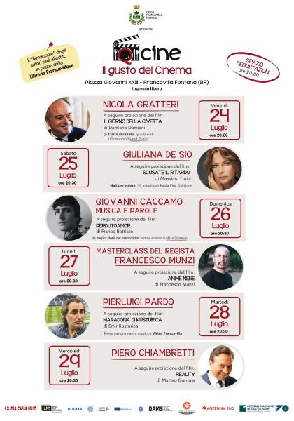 QCINE, il gusto del cinema