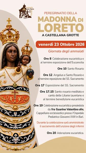 Peregrinazione della Madonna di Loreto – Giornata degli Ammalati