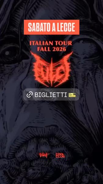 Fulci - Italian Tour Fall 2026