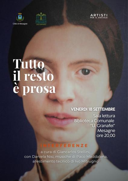 Tutto il resto è prosa