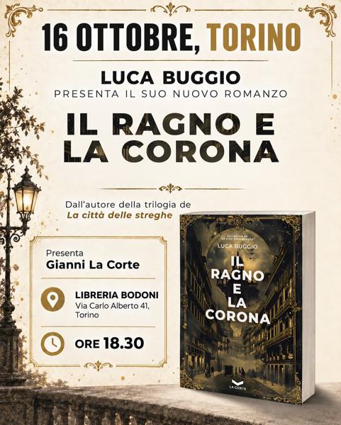 Il ragno e la corona – presentazione con Luca Buggio