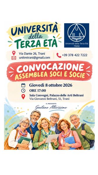 Convocazione Assemblea Soci e Socie