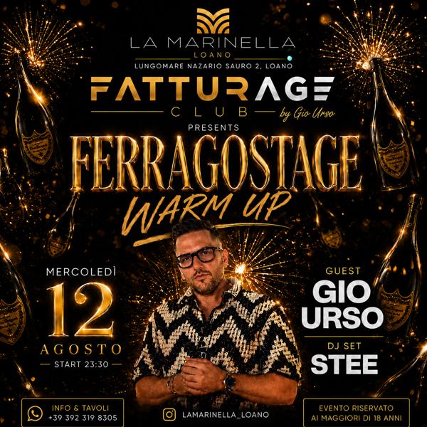 FATTURAGE CLUB PRESENTS FERRAGOSTAGE WARM UP w/ Gio Urso