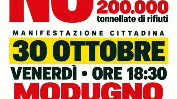 Manifestazione contro il termovalorizzatore