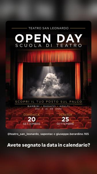 Open Day Scuola di Teatro