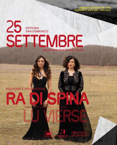 Emergenza Musicale: Lu Vierse + Ra Di Spina