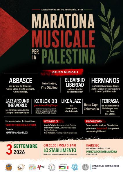 Maratona Musicale per la Palestina
