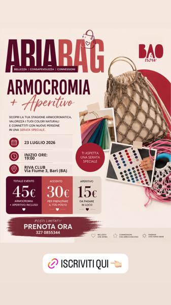 Armocromia + Aperitivo
