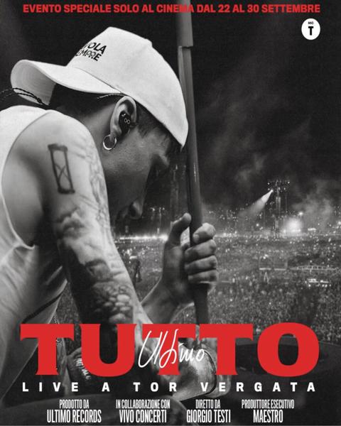 Ultimo - Tutto Live a Tor Vergata al Cinema