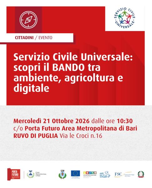 Servizio Civile Universale: scopri il Bando tra ambiente, agricoltura e digitale