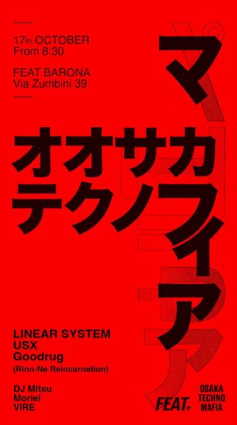 OSAKA TECHNO MAFIA takeover MILANO