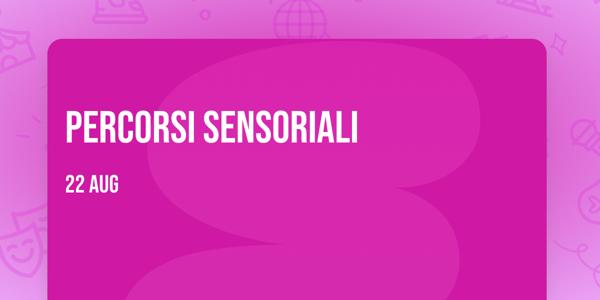 Percorsi sensoriali
