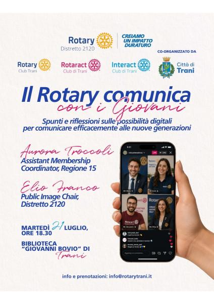 Il Rotary comunica con i Giovani