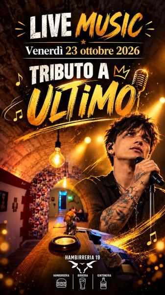 Live Music Tributo a Ultimo