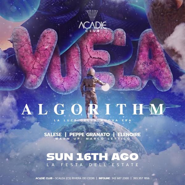 VUELA present ALGORITHM @ ACADIE