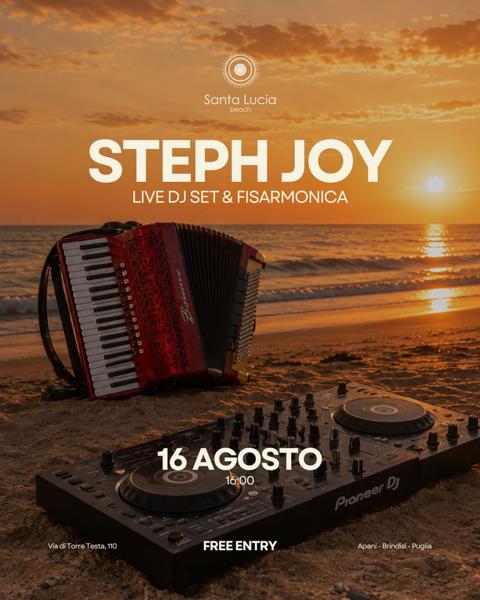 Steph Joy — Live DJ Set & Fisarmonica