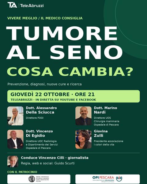 Vivere Meglio / Il Medico Consiglia: Tumore al Seno, cosa cambia?
