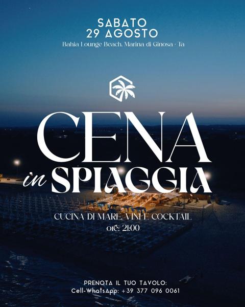 Cena in Spiaggia