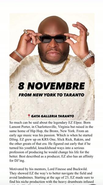 From New York to Taranto