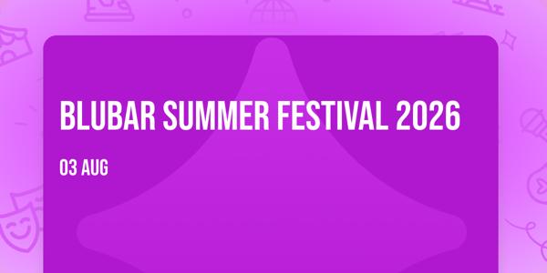 Blubar Summer Festival 2026