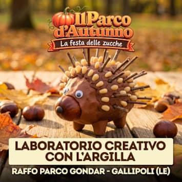 Laboratorio creativo con l'argilla