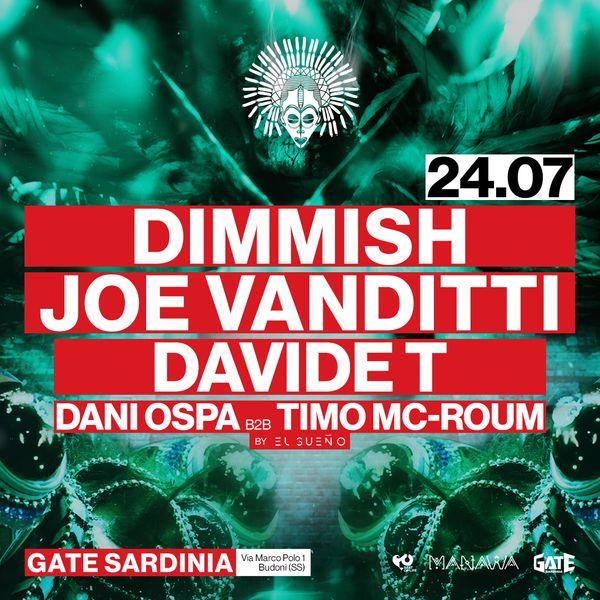 Dimmish, Joe Vanditti, Davide T, Dani Ospa B2B Timo MC-ROUM