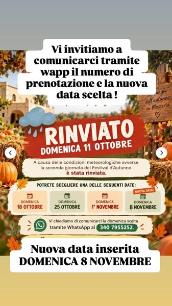 Magia d'Autunno in Masseria