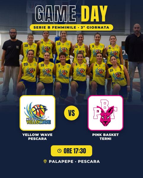 Yellow Wave Pescara vs Pink Basket Terni