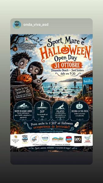Sport, Mare e Halloween Open Day