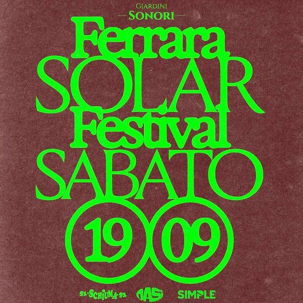 Ferrara Solar Festival