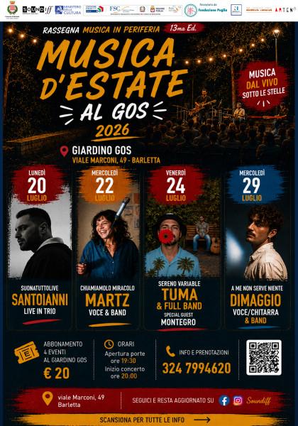 Musica d'Estate al GOS 2026