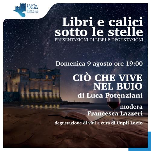 Libri e calici sotto le stelle