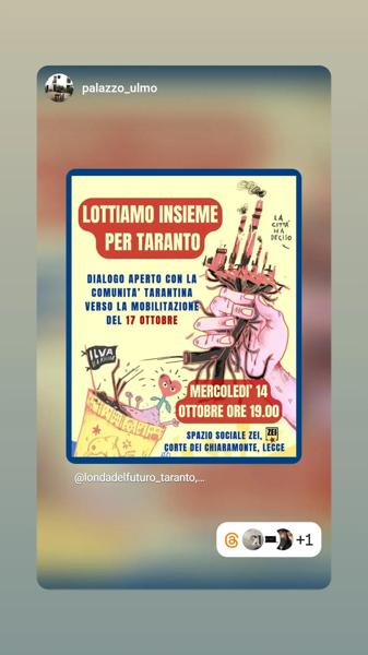 Lottiamo insieme per Taranto