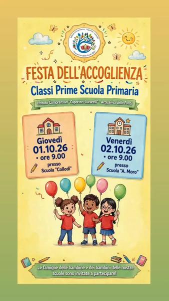 Festa dell'Accoglienza - Scuola A. Moro