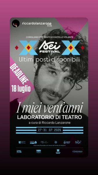 I miei vent'anni - Laboratorio di teatro