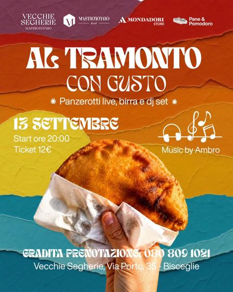 Al tramonto con gusto
